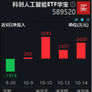 上海市印发！提升智能算力终端规模！国产AI芯片加速商业化落地，科创人工智能ETF近4日 ...