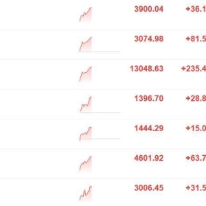 A股三大指数上涨！沪指收复3900点，大金融持续拉升，证券保险领涨，培育钻石、存储芯 ...