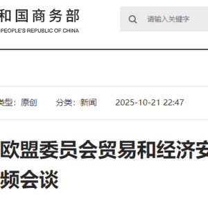 涉及出口管制、安世半导体等！商务部部长王文涛 最新表态