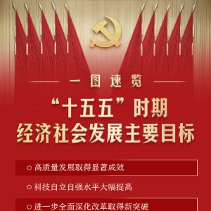 一图速览“十五五”时期经济社会发展主要目标！