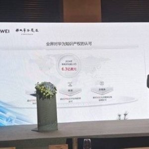 华为副总裁、知识产权部部长樊志勇：2024年华为专利许可收入6.3亿美元，已有超27亿部5 ...