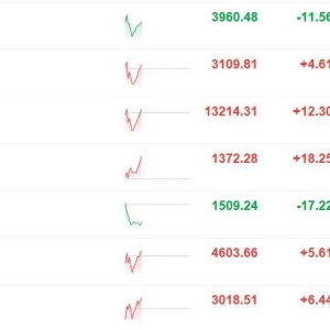 A股主要指数拉升，创业板指、深成指先后翻红，科创50指数涨超1% ...