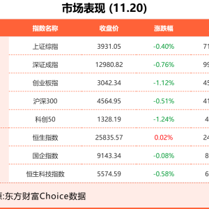 11月20日东方财富财经晚报（附新闻联播）