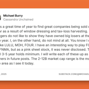 捡漏时间到？狙击英伟达的“大空头” 盯上了这些 “便宜货” ...