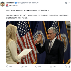 鲍威尔要辞职？特朗普：已选定下任美联储主席 将很快公布！ ...