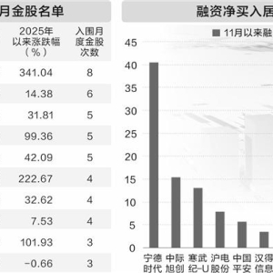 机构研判跨年行情“有戏” 197股入围券商12月金股名单