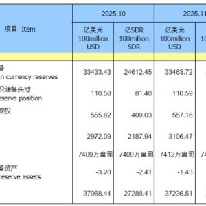 中国央行连续第13个月增持黄金