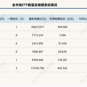 ETF年内增长额突破2万亿元，两大巨头贡献超5100亿元|ETF规模周报 ...