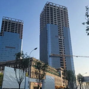 西安地标“双子塔”荒芜十年，7.48亿起拍