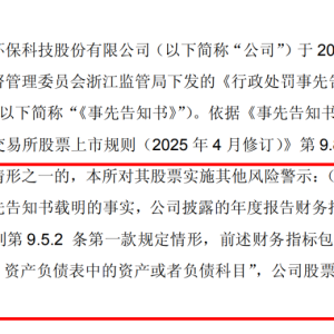 财务造假，603822将被“ST”！公司及时任董事长等拟被罚合计1000万元 ...
