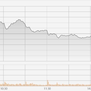 A股市场微盘股尾盘出现一波跳水走势，跌幅达1.4%