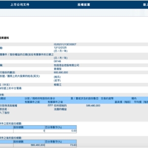 入股占比超七成，1919创始人杨陵江控股港股公司怡园酒业